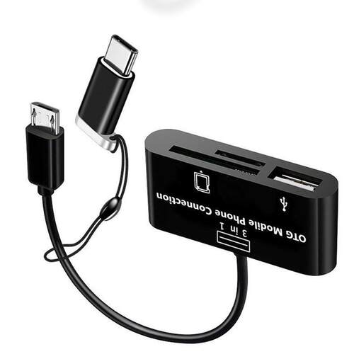 OTG Adapter Universal Type-c Micro  In 1 USB Memory Card TF