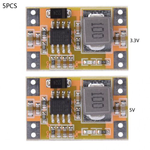 5pcs DC-DC Step Down Module 9V/12V/19V to 5V 3.3V USB Buck P