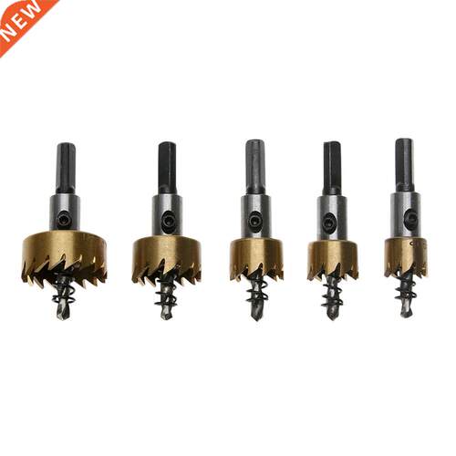 5pcs 16-0mm Hole Saw Cutter Drill Bit Set Cutter Cutting To