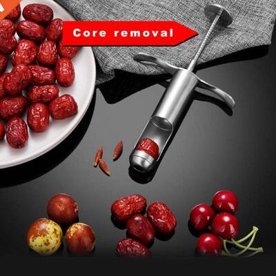 Stainless Steel Cherry Jujube Corer Pitter Kitchen Fruits Co