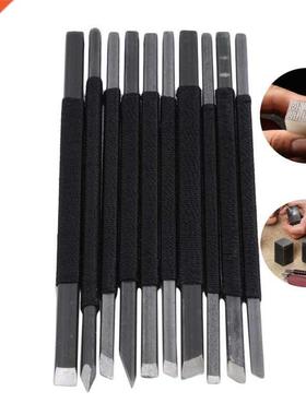 Professionnel 10 pièce Nylon noir et acier ciseau ens