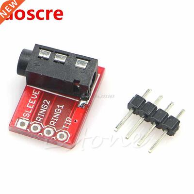 1Pc TRRS 3.5mm Jack Breakout Audio Stereo Headphone Micropho