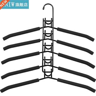 5 in 1 Anti-slip EVA Metal Clothes Rack Wardrobe Storage Rac