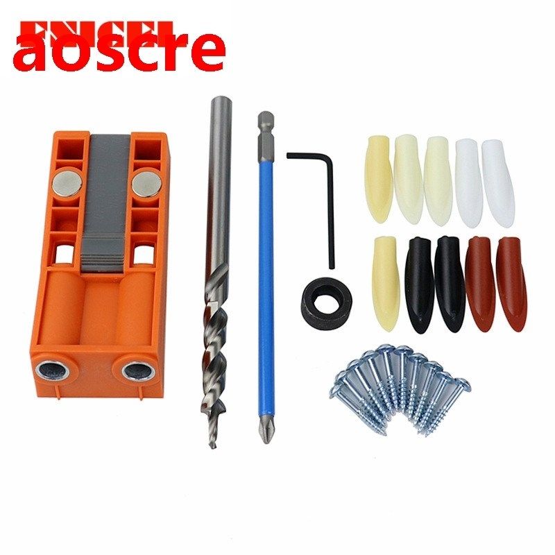 Pocket Hole Jig Woodworking Inclined Locator Oblique Hole Pu