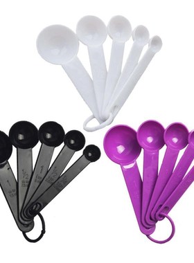 5pcs/set Kitchen Measuring Spoon Creative Baking Cooking Sil