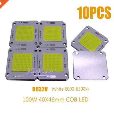 100W 40x46mm COB LED Chip Pure white 6000-6500K 100LM/W LED