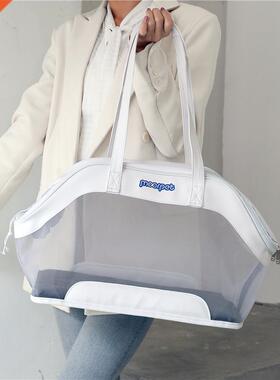 Cat Bag Pet Bag Transparent Fashion Breathable Dog Bag Out P