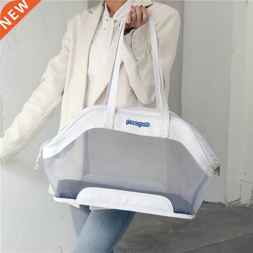 Cat Bag Pet Bag Transparent Fashion Breathable Dog Bag Out P