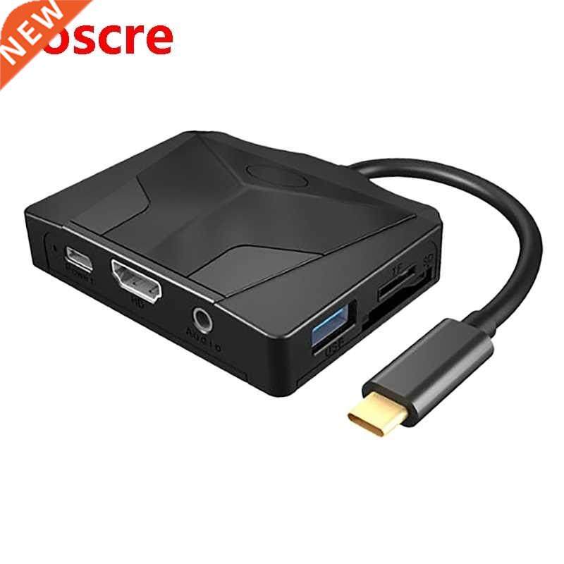 8 in 1 USB Hub TYPE-C to HDMI +USB.0+USB2.0X2+SD/TF Multifu