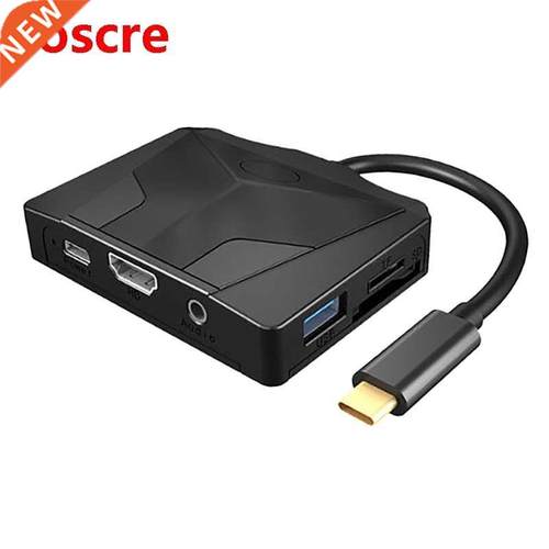 8 in 1 USB Hub TYPE-C to HDMI +USB.0+USB2.0X2+SD/TF Multifu