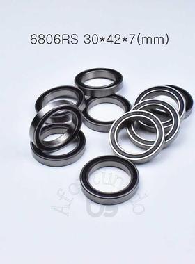 1pcs 6806RS 30*42*7(mm) chrome steel rubber Sealed High spe