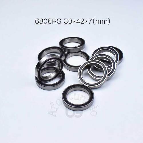 1pcs 6806RS 30*42*7(mm) chrome steel rubber Sealed High spe