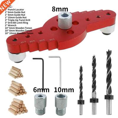 Vertical Pocket Hole Jig Woodworking Drilling Locator Self C