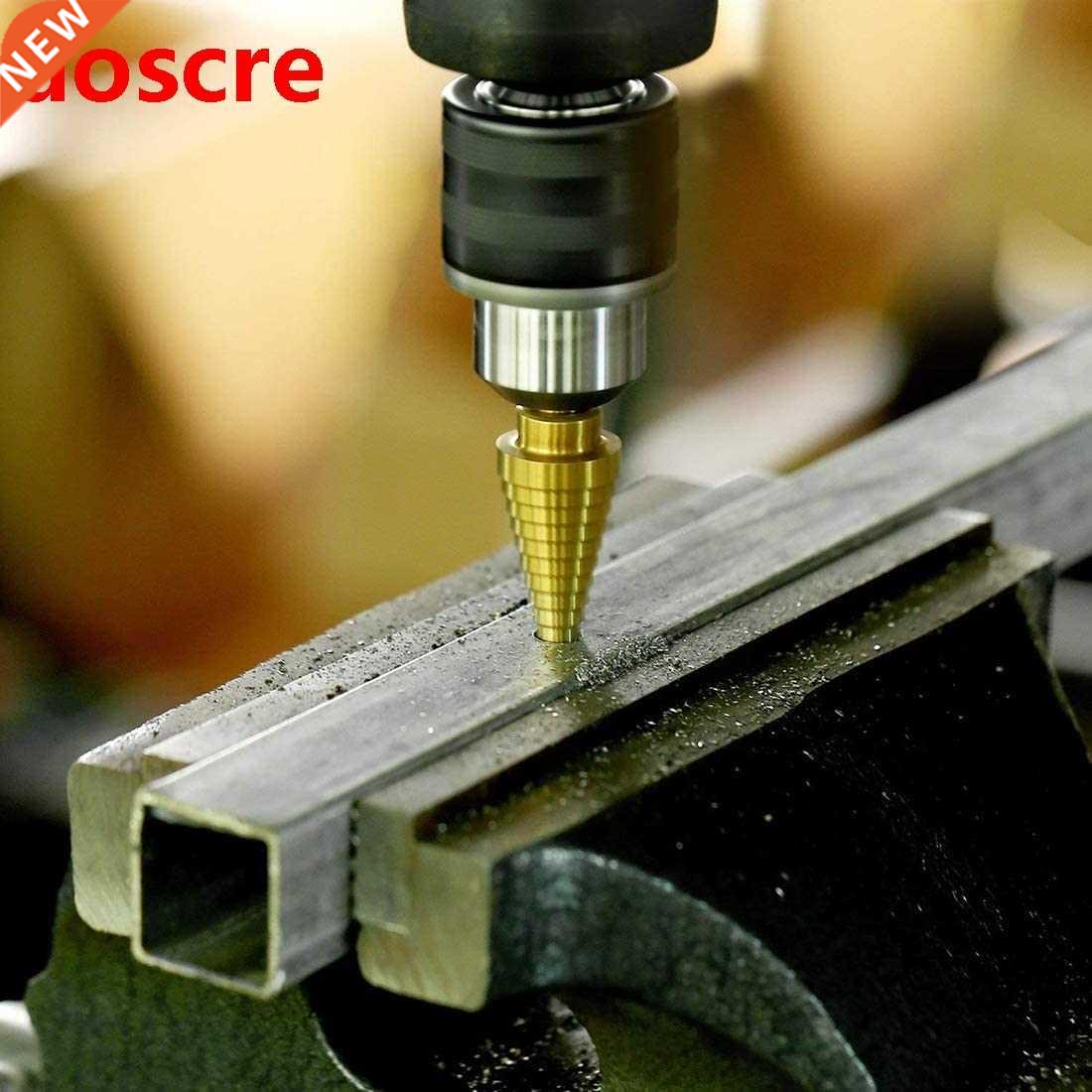 3pcs/set 3-12mm 4-12mm 4-20mm HSS Straight Groove Step Drill
