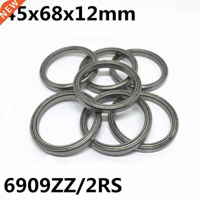 10PCS 6909ZZ 6909-2RS Thin wall ball bearings 45x68x12 mm Be
