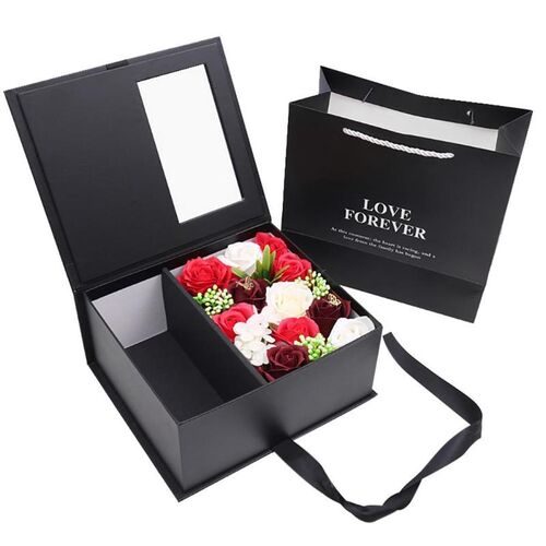 Surprise Box Handmade Simulation Rose Soap Flower Gift Box V