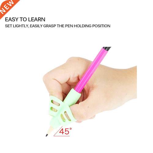 3pcs Children Pencil Tools Holder Cartoon Silicone Pen Grip