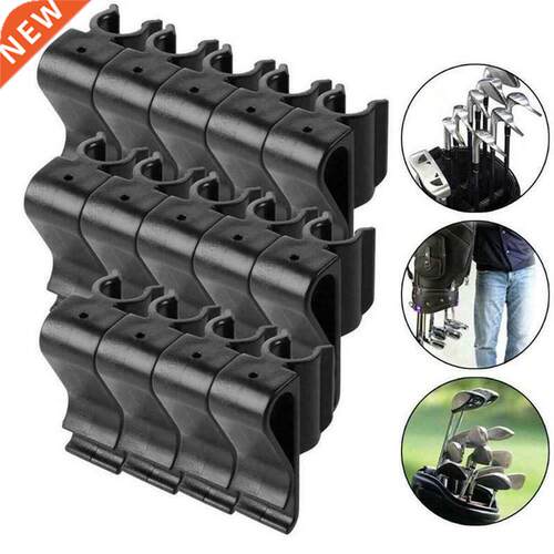 14Pcs Golf Club Clip On Clamp Holder Stand Organizer Club Ai