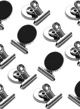 12pcs Stainless Steel Round Fridge Magnetic Stickers Clips F
