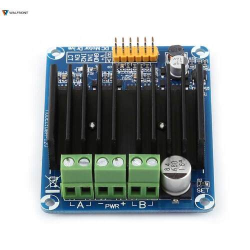 DC5-12V 0A-30A Dual-channel H bridge Motor Driver Board Modu