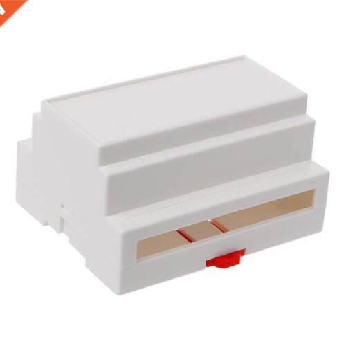 107*87*59mm Black/White Plastic Din Rail Junction Box Electr