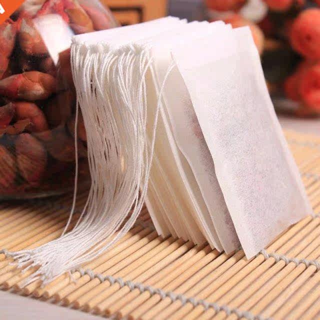 Hot Sle 100pcs Non Woven Empty Te Bgs String Sel Filter