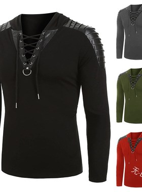 Medieval Cosplay Costume Nordic Viking Pirate Fashion Men's