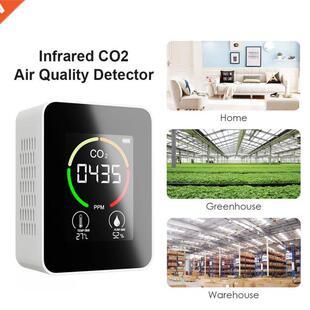 Portable Infrared / Semiconductor Sensor CO2 Meter Temperatu