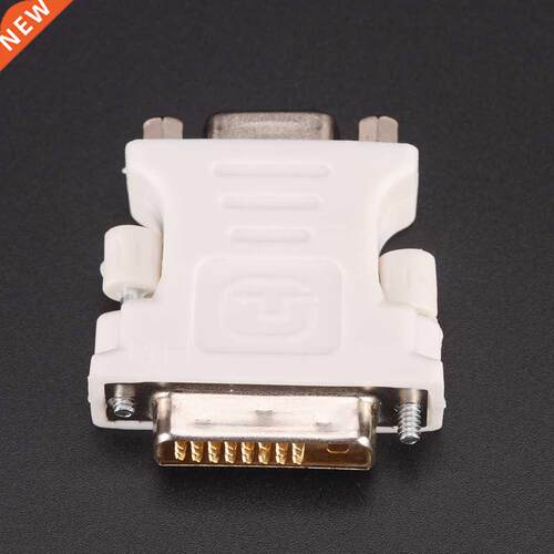 New 24+1 Pin DVI-D-D-M To VGA-F Adapter Video Computer Monit