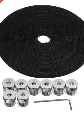 10m 33ft 20T GT2 Timing Belt 6mm Wide 10X Pulley 适用于 3D p