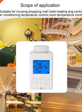 Programmable Thermostat Timer TRV Radiator Valve Actuator Te