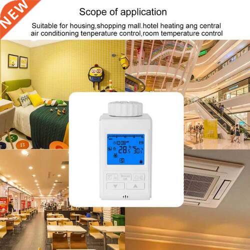 Programmable Thermostat Timer TRV Radiator Valve Actuator Te