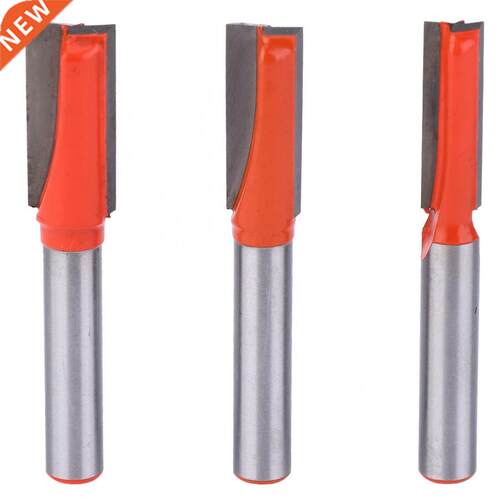 end mill carbide 3 Pcs 1/4in Router Bit Bottom Cleaning Groo