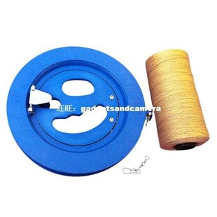 New Arrival Round Blue Plastic ABS 18cm Kite Reel Winde