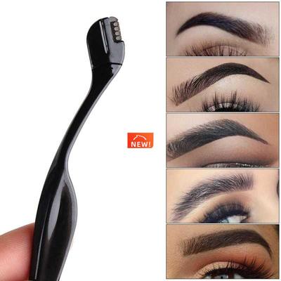 NEW 2Pcs Portable Makeup Eye Brow Razor Blade Eyebrow
