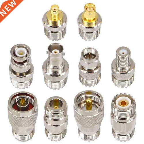 10 Type Set RF UHF Female Coaxial Connector Kit UHF Adapter