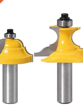 2Pcs 12mm Shank Wainscoting Roman Ogee Pedestal Router Bit