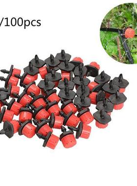 100pcs Micro Flow Dripper Drip He Garden Sprinkler justa