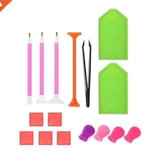 16pcs/Set 5D Diamond Painting Tools Kit Rhinestone Embroider