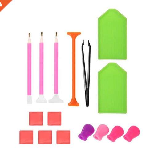 16pcs/Set 5D Diamond Painting Tools Kit Rhinestone Embroider