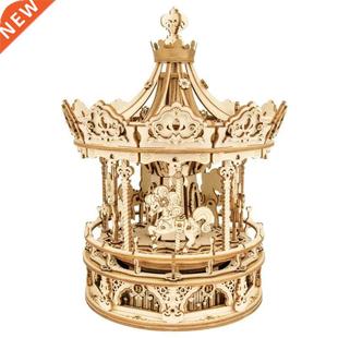 Robotime Rokr Music Box 3D Wooden Puzzle Game Assembly Model