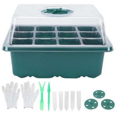 Plant garden 12?Grids Seedling Tray Garden Hydroponics Potte