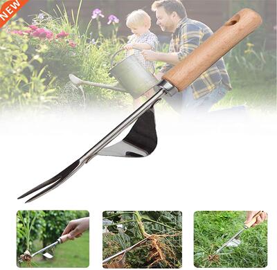 1PC Garden Weeder Tool Lawn Sturdy Digging Puller Hand Weedi