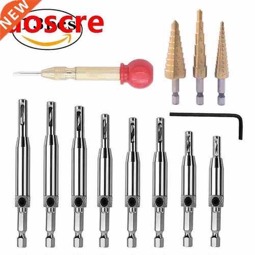 Woodworking Hole Drill Bit Combination Set High Speed Steel
