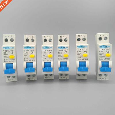 *18MM 20V 50/60Hz RCBO 1P+N 6KA Residual current differenti