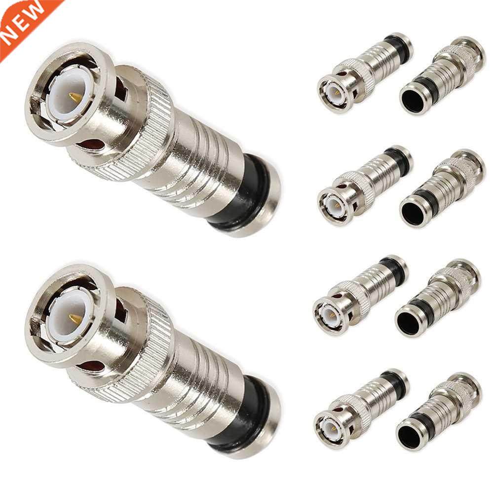 BNC Male Compression Coax Connector for Coaxial Wire RG59(10