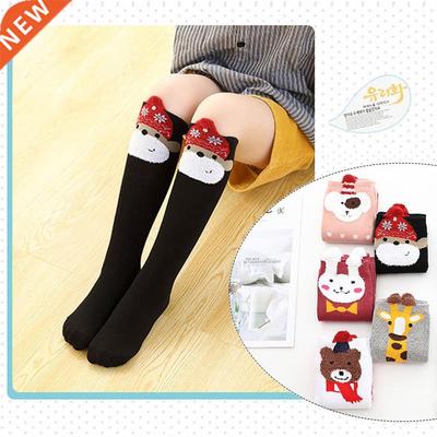 Girls Socks Cotton Knee High Socks Animals Cartoon Design P