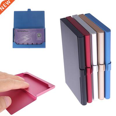 Creative Business Card Case Stainless Steel Aluminum Metal B