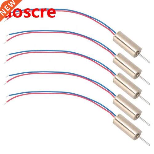 5pcs 6 x 14mm Micro Coreless Motor 3V 53200rpm low power con