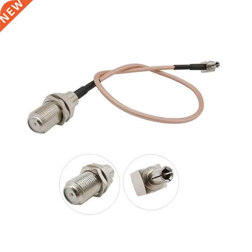 Right Angle TS9 Male to F Female RF Coaxial Connector RG316